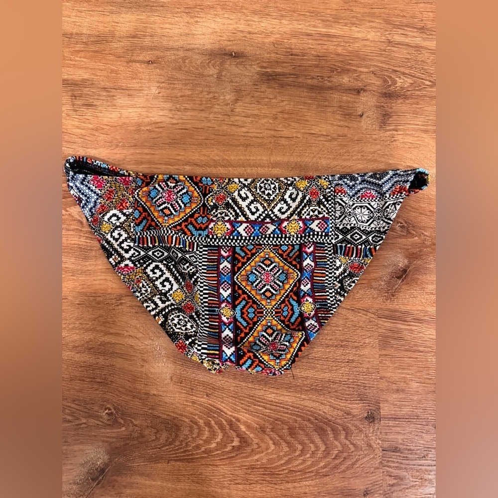 Mossimo Colorful Patterned Bikini Bottom - Picture 2 of 3